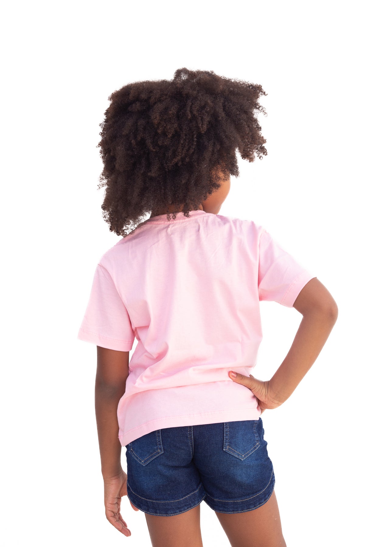 Camiseta Infantil Feminina Rosa Bebê