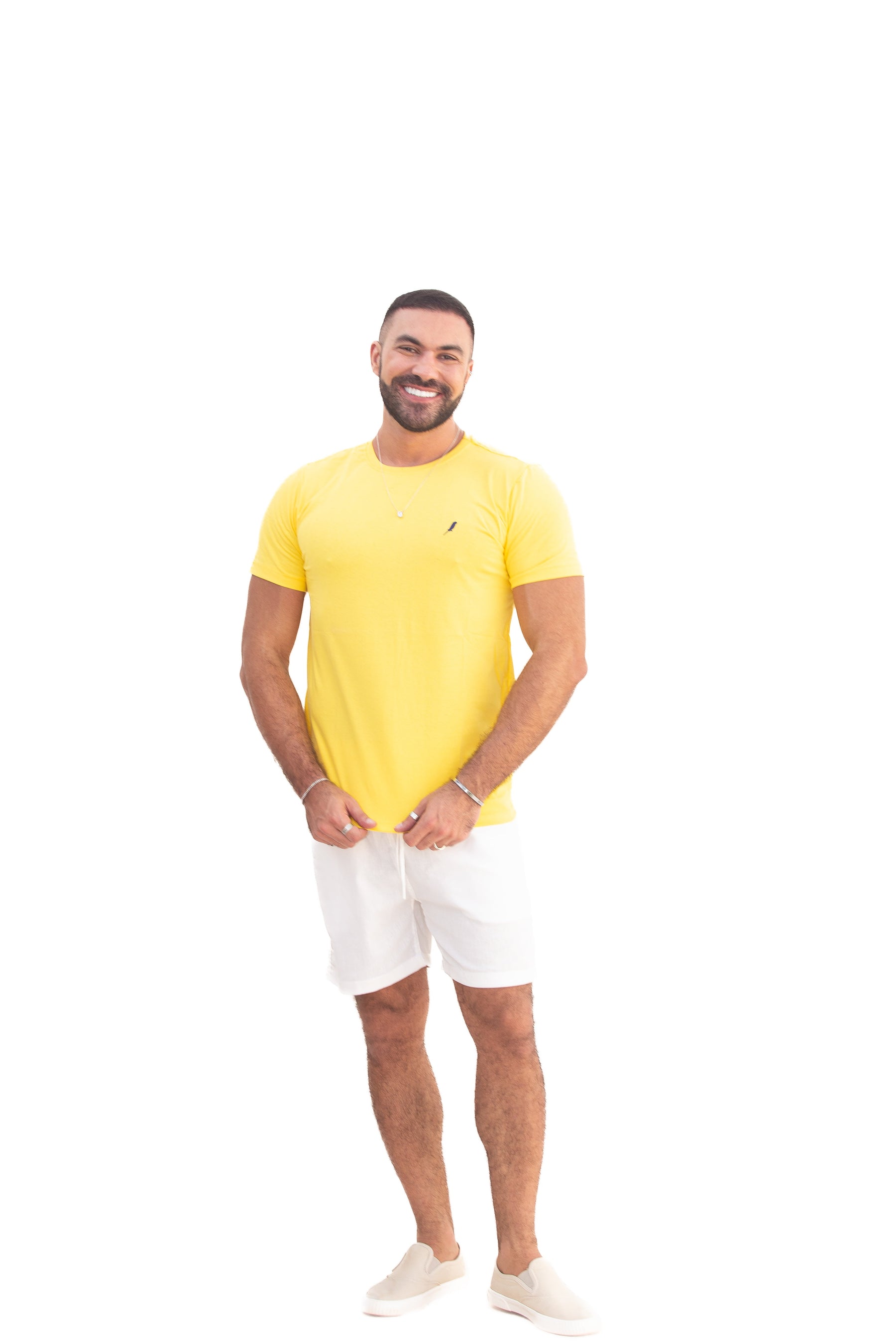 Camiseta Masculina Amarela