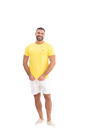 Camiseta Masculina Amarela