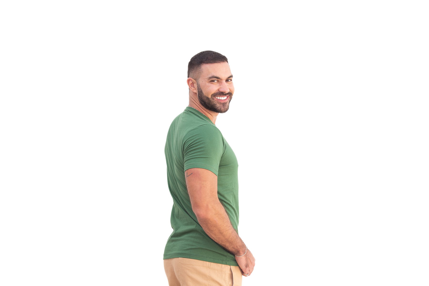 Camiseta Masculina Verde Militar