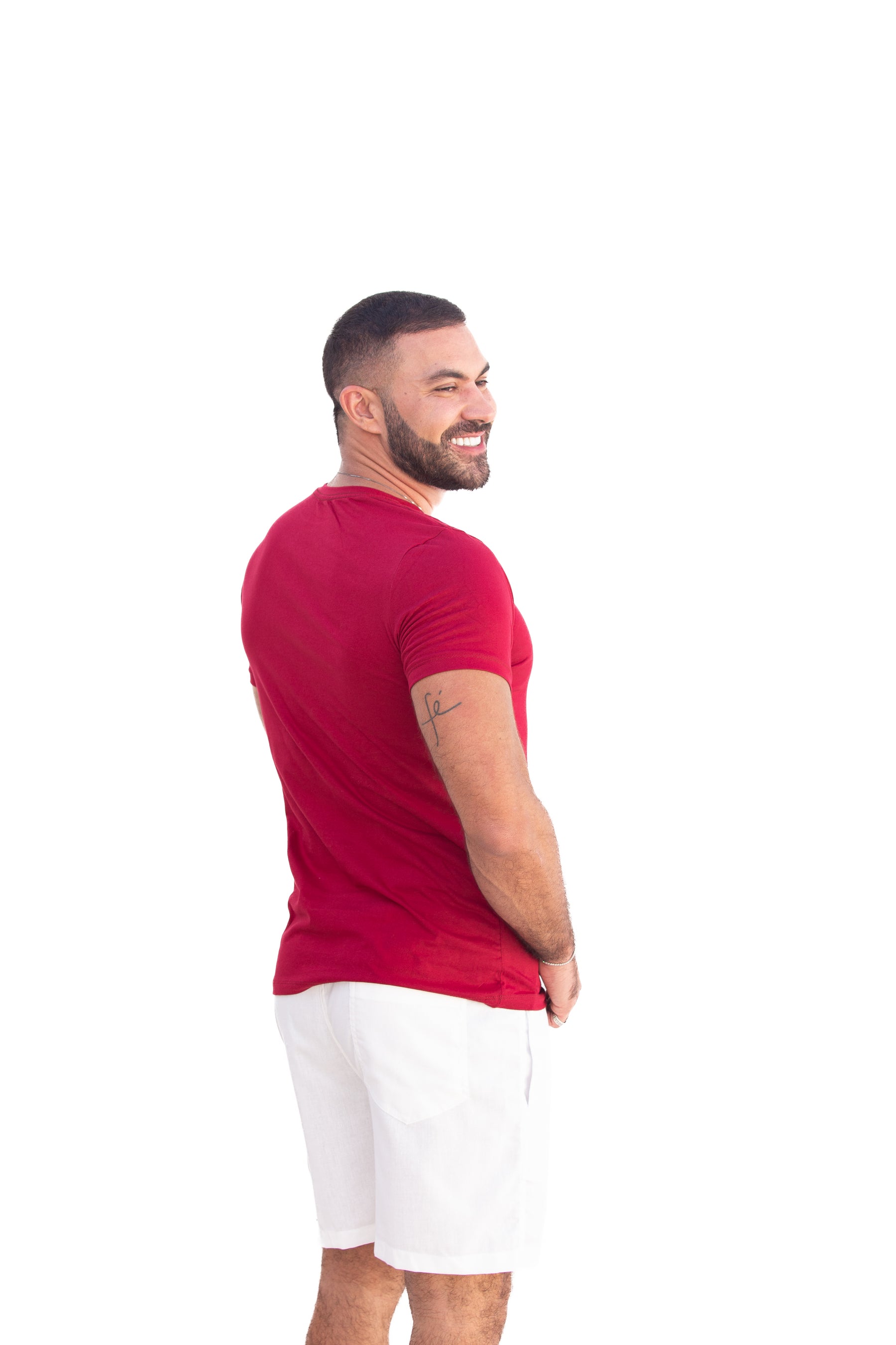 Camiseta Masculina Marsala