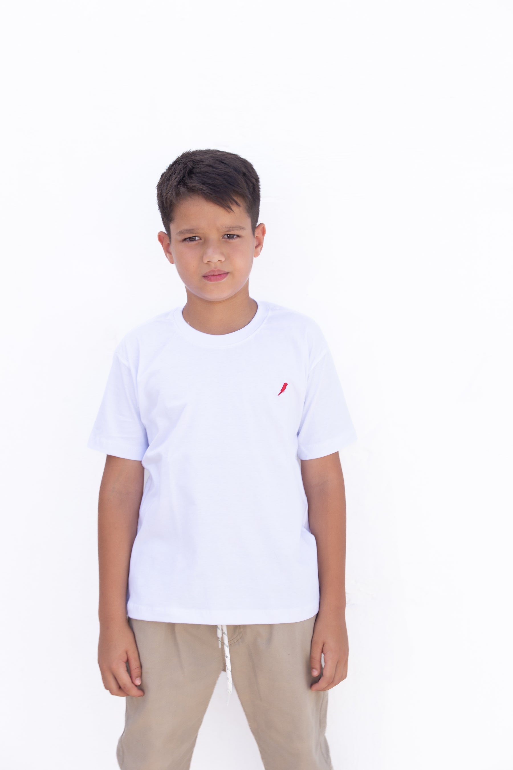 Camiseta Infantil Masculina Branca