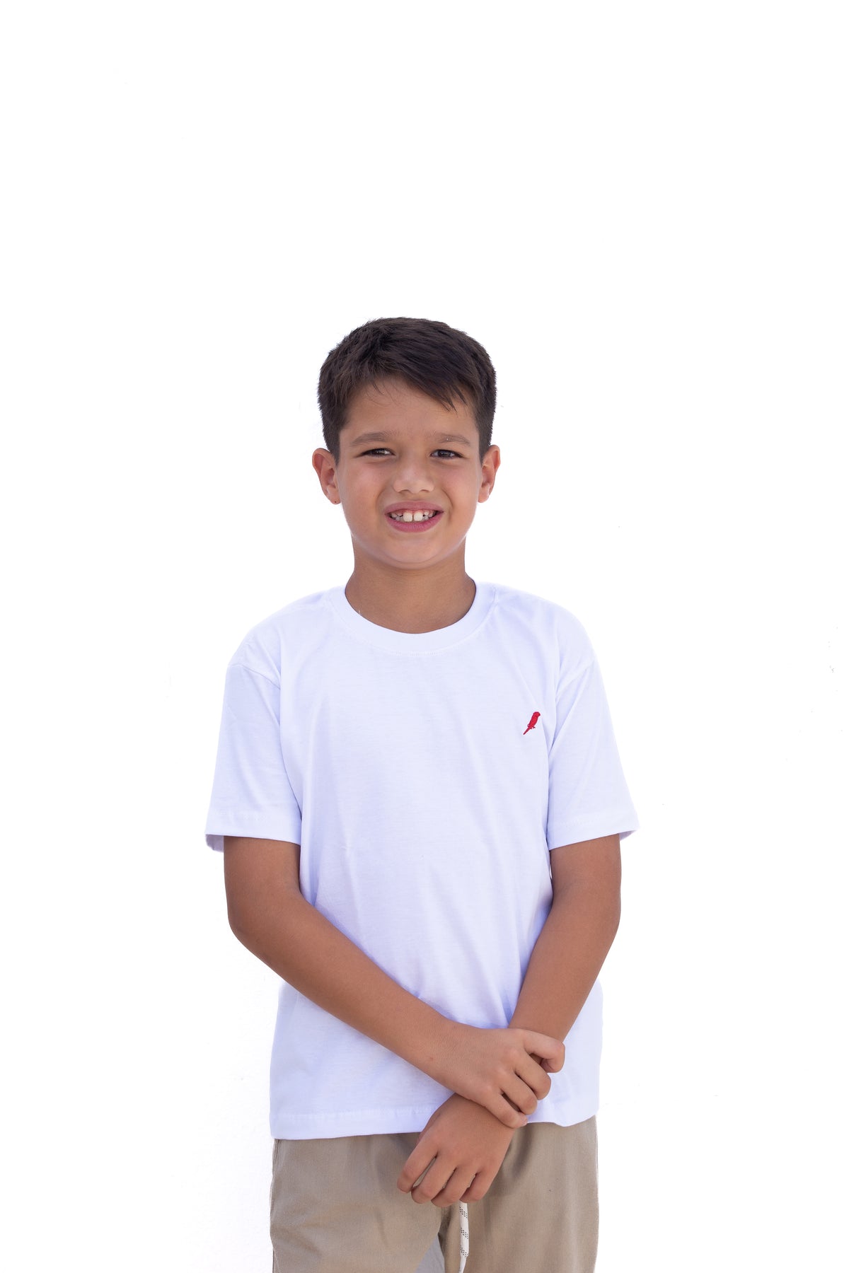 Camiseta Infantil Masculina Branca