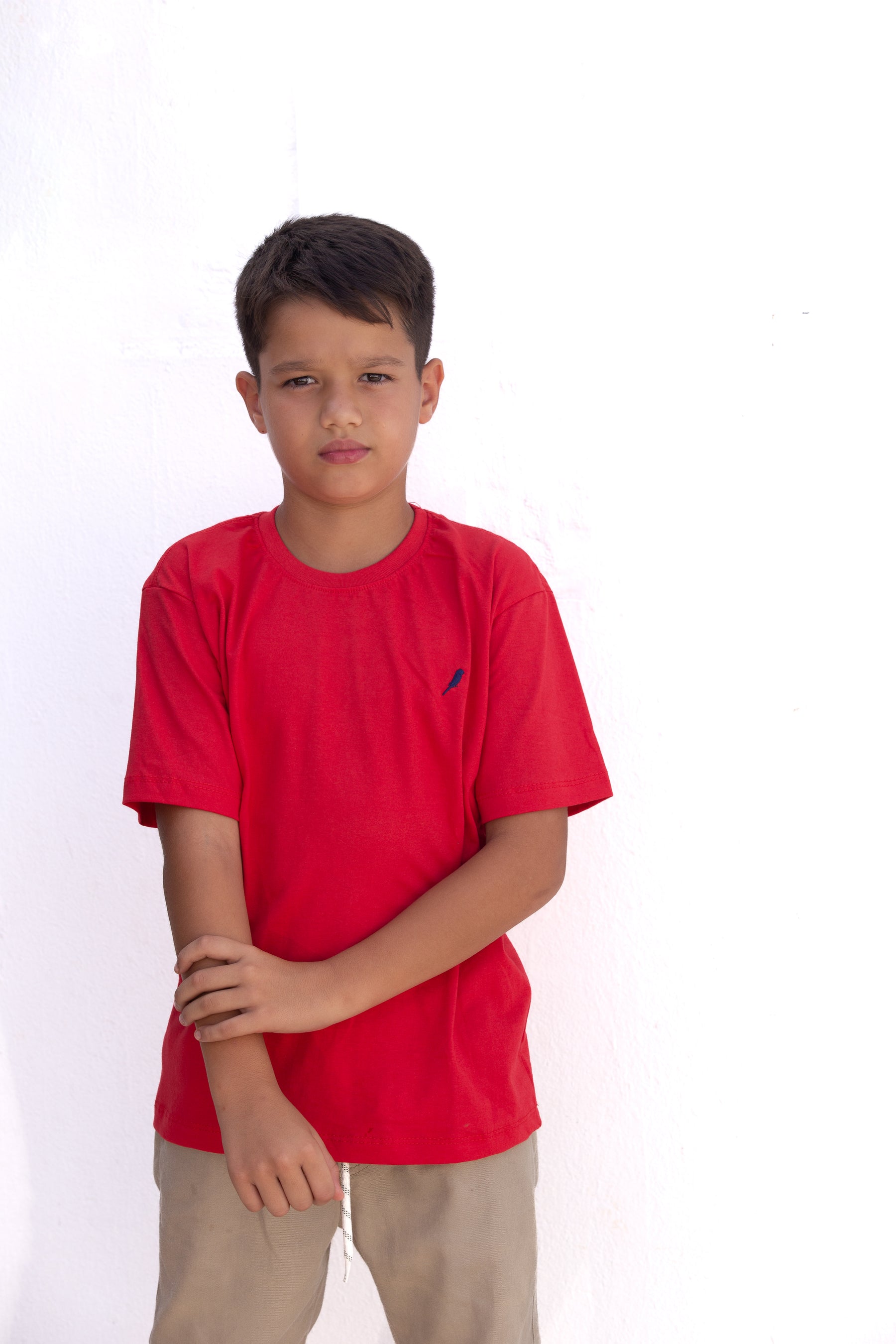 Camiseta Infantil Masculina Vermelha