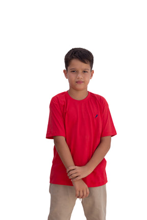 Camiseta Infantil Masculina Vermelha