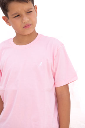 Camiseta Infantil Masculina Rosa Bebê