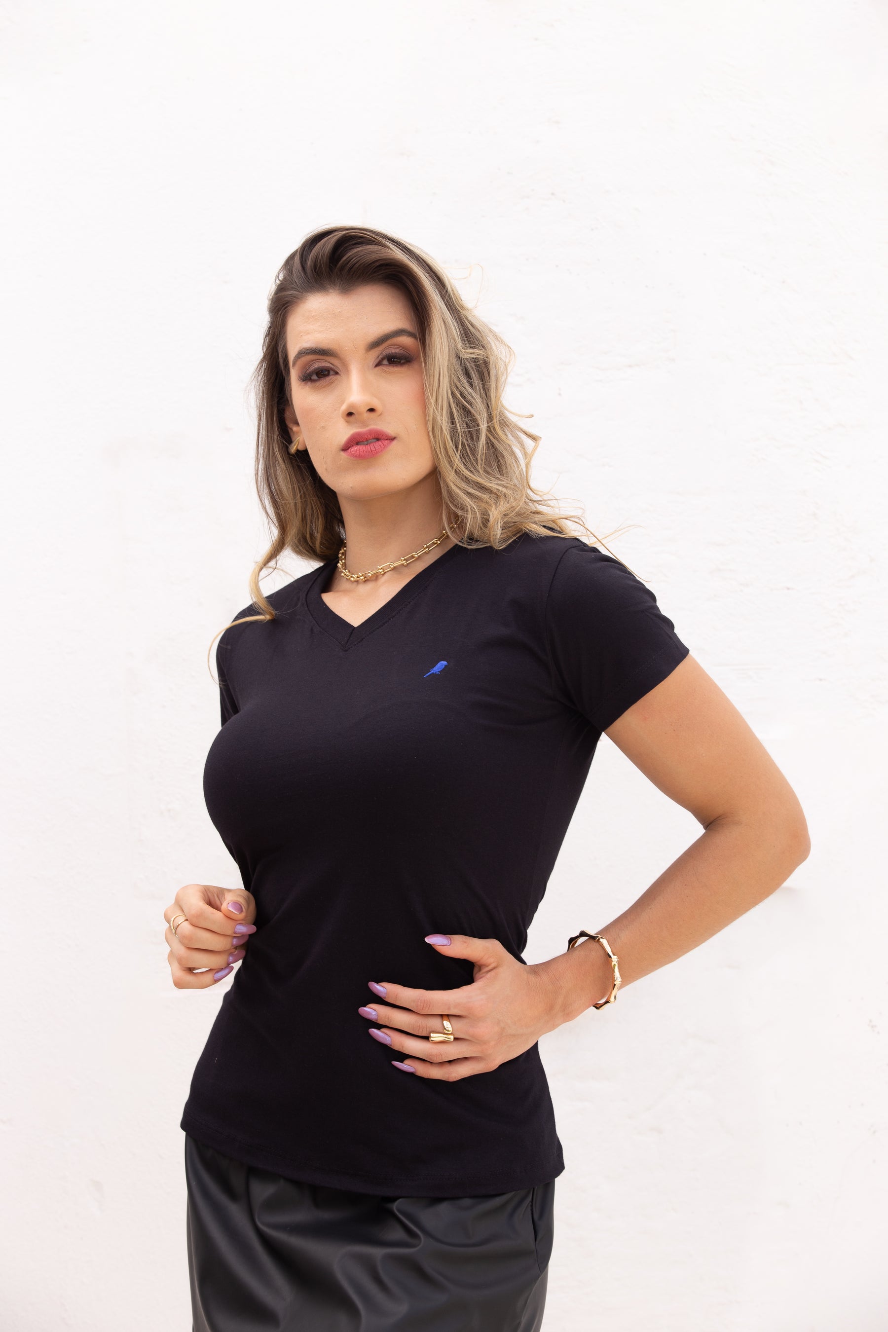 Camiseta Feminina Preta