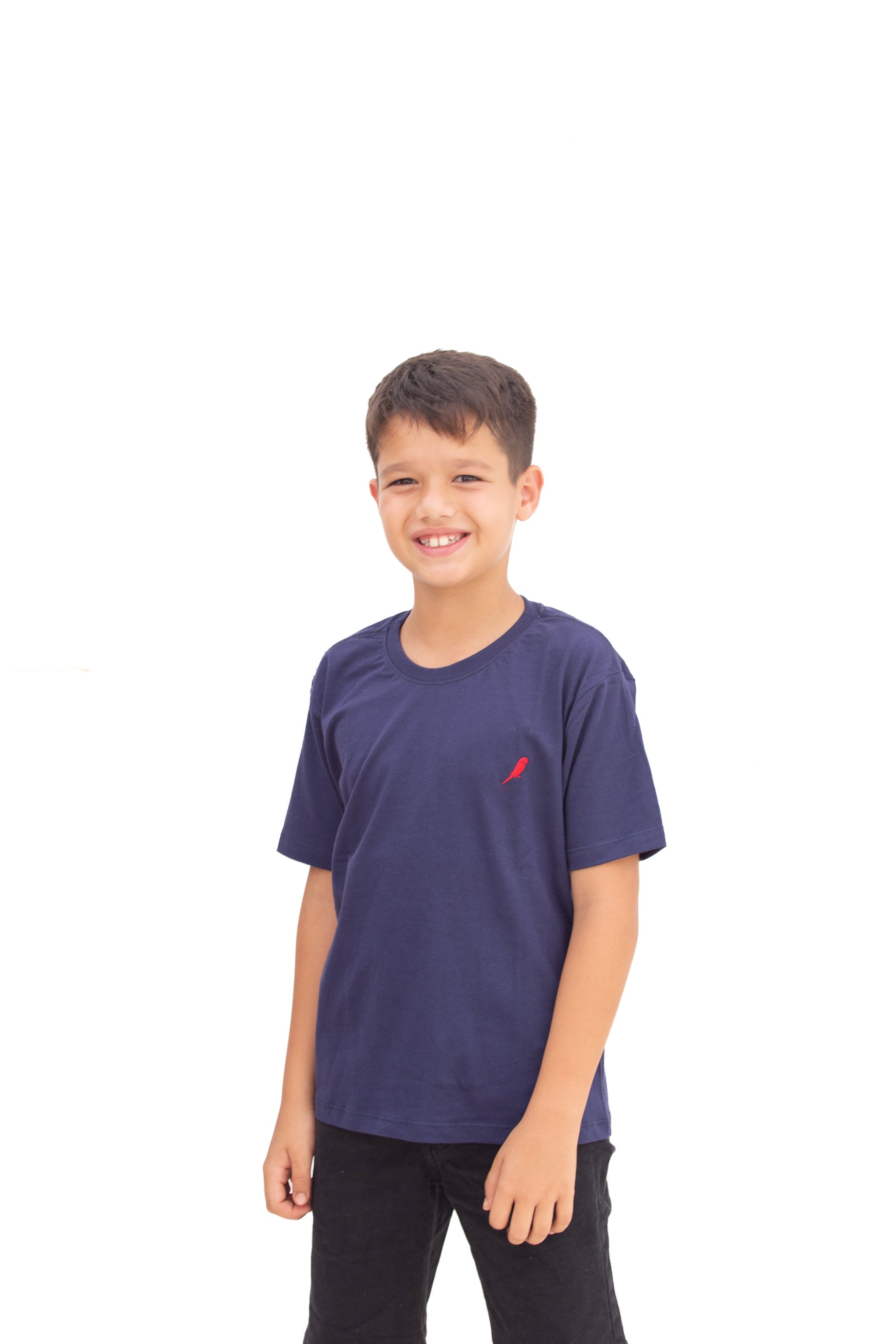 Camiseta Infantil Masculina Verde Militar