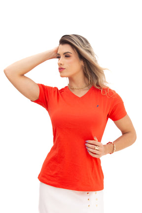 Camiseta Feminina Laranja