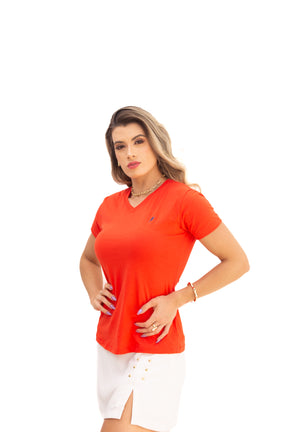 Camiseta Feminina Laranja